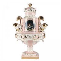巴比伦·绮丽 陶瓷花瓶 欧式简约家居装饰品摆设 奢华介坛JDA1230