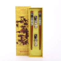 高档原木筷子2对套装 天然健康 高档礼品 Y2-019