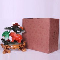 富贵居 家居公司办公室书房摆件工艺品吉祥纳财开业乔迁商务会议同学朋友送礼礼品