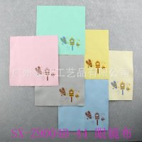 【2015爆款】工厂直供批发可爱卡通双面绒印花眼镜布镜头布檫拭布