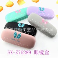 【2015工厂新品推荐】订制日韩小清新可爱个性皮质学生光学眼镜盒