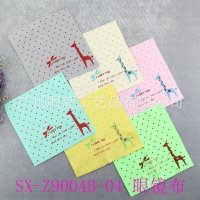 【2015爆款】工厂直供批发可爱卡通双面绒印花眼镜布镜头布檫拭布 SX-Z9004B-04