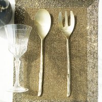 印度进口/铜制品/沙拉叉勺套件/厨房摆件/家居工艺品/餐厅