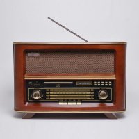 古典收音机 双波段立体声 仿古复古实木收音机老式收音机CR065