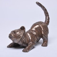 十二生肖趴虎仿铜小虎古典家居装饰品展厅动物摆件工艺品12925