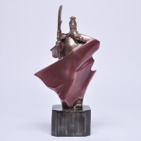 忠勇关公佛像关羽摆件招财镇宅家居摆设品树脂工艺品开业礼品12931