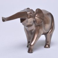 欧式时尚家居生活客厅装摆件树脂仿铜艺术品吉祥小象130407