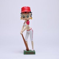 欧美树脂工艺品贝蒂棒球装造型树脂摆件家居电视柜玄关创意摆件ZM70062-12B