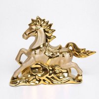 马到功成动物摆件展柜客厅书房卧室家居陶瓷工艺品摆件DCH01
