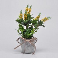 仿真黄色薰衣草假花盆景装饰品摆设家居饰品客厅配饰S63826
