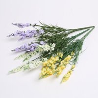 仿真9叉薰衣草装饰花花瓶插花客厅小清新田园家居摆件装饰婚庆花艺60724