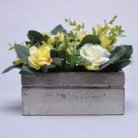 仿真花娇嫩粉红蜜桃玫瑰12头纽约玫S655165