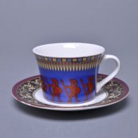 现代欧式夏洛特系列咖啡杯碟景德镇高档白色烤花陶瓷杯碟套装TC-14-XLT04