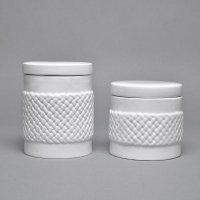 现代欧式编织系列-大储物罐 陶瓷储物罐 TC-11-BZ-013-B、TC-11-BZ-014-B