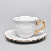 欧式浮雕雅紫暖冬系列杯碟套装 景德镇陶瓷咖啡杯碟下午茶花茶杯YZND004