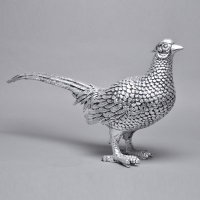 简约现代风格银色霁雪鸟摆件小鸟树脂装饰品XXN05-Y