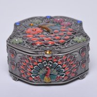 欧美辛合金锡古合金工艺首饰盒YZ--197