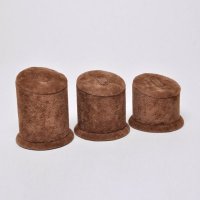 冰花绒布圆形戒指展台三件套 饰品首饰珠宝展示道具三件套YT-032