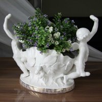 天使祝福10”碗 创意陶瓷水果碗 陶瓷摆件 家居摆设2355A