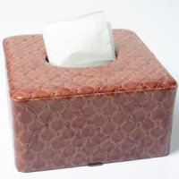 简约创意PU方格方形扁形抽取式餐巾纸抽纸巾盒TX-001